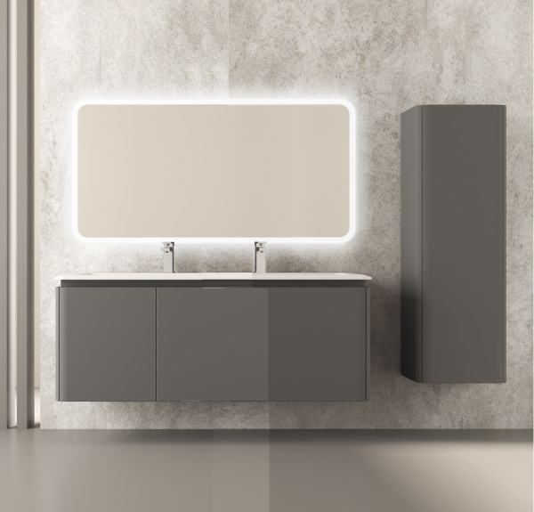 Тумба под раковину Cezares Stylus 140 55233 серое облако