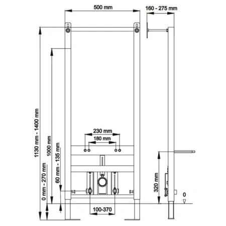 Инсталляция для биде Berges Atom 049216