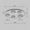 Потолочная люстра Maytoni Фараон MOD361CL-L58BS3K