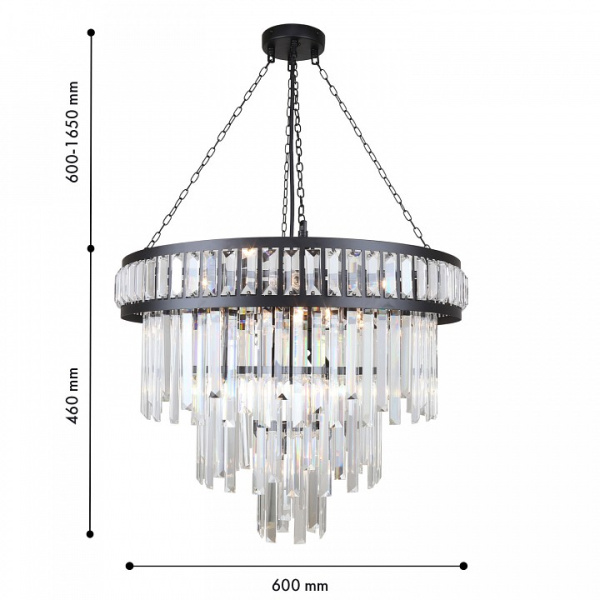 Подвесная люстра Favourite Preston 4731-12P