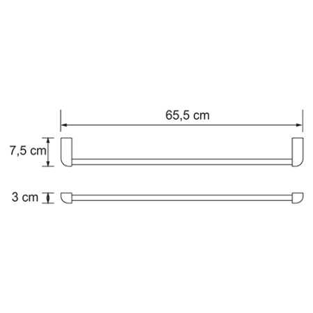 Полотенцедержатель WasserKRAFT Kammel K-8330WHITE