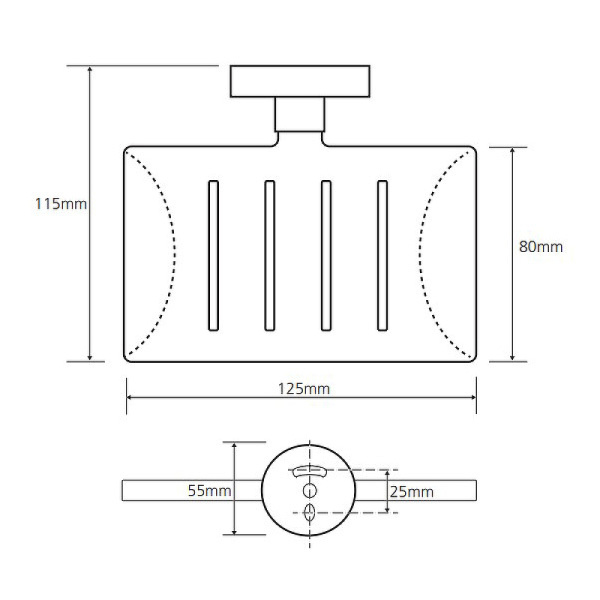Мыльница Bemeta Omega 104208082