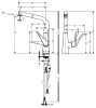 Смеситель для кухни hansgrohe Metris 14821000