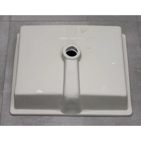 Раковина CeramaLux 542A 50x40 см, встраиваемая снизу, белый