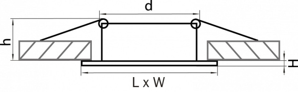 Встраиваемый светильник Lightstar Lega 16 011037