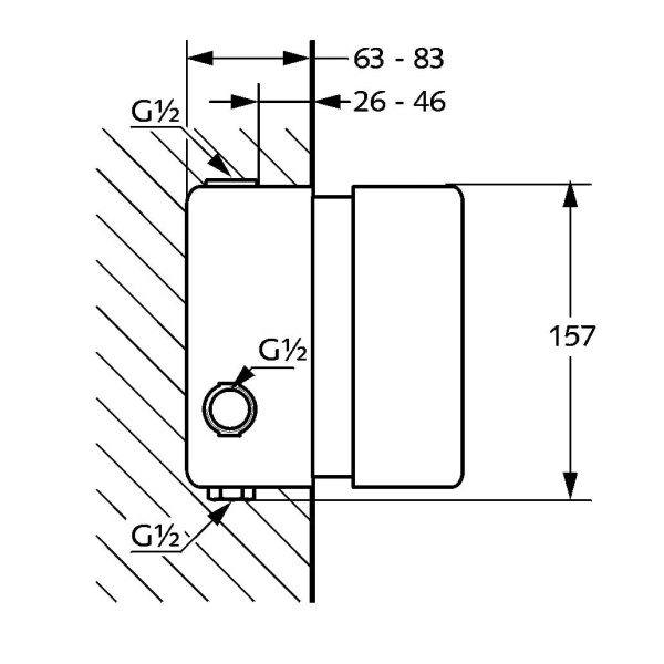 Внутренняя часть смесителя Kludi 35156