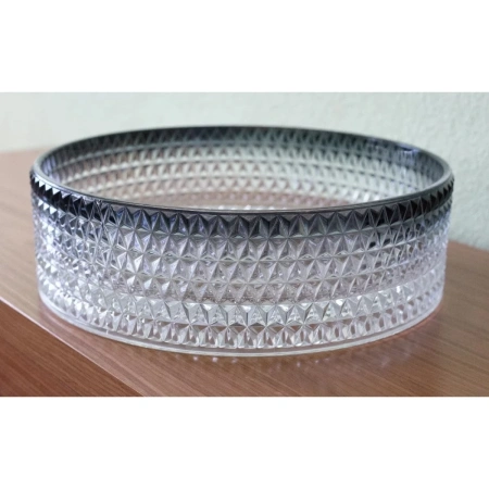 Раковина-чаша CeramaLux GL10 36x36 см, накладная, графит