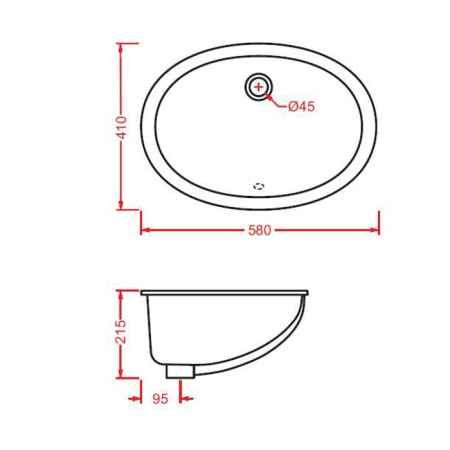 Раковина Artceram Diana DIL001 01 00