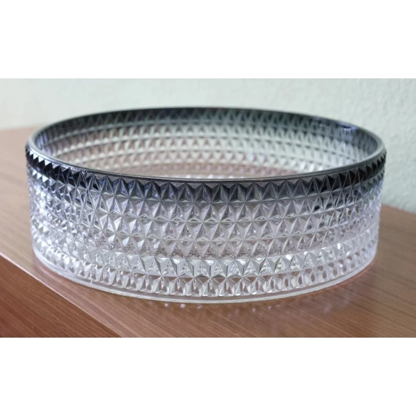 Раковина-чаша CeramaLux GL10 36x36 см, накладная, графит