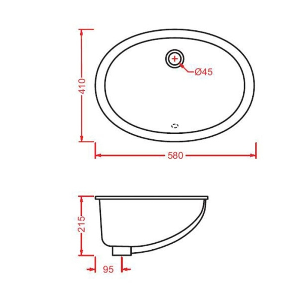Раковина Artceram Diana DIL001 01 00