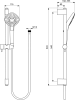 Душевой гарнитур Ideal Standard IdealRain Evo B2234AA