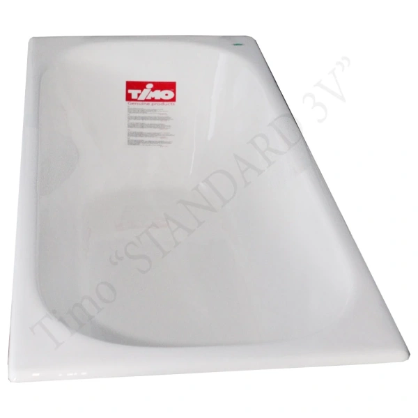 Ванна чугунная Timo Standard 3V Н0000372 170x75 см, с антискользящим покрытием, белый