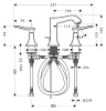 Смеситель для раковины hansgrohe Metris Classic 31073000