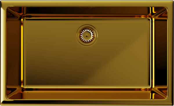 Кухонная мойка Omoikiri Okinoshima 76-U/I 4993041 золото глянцевое