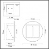 Встраиваемый светильник Odeon Light Escala 7051/3WL