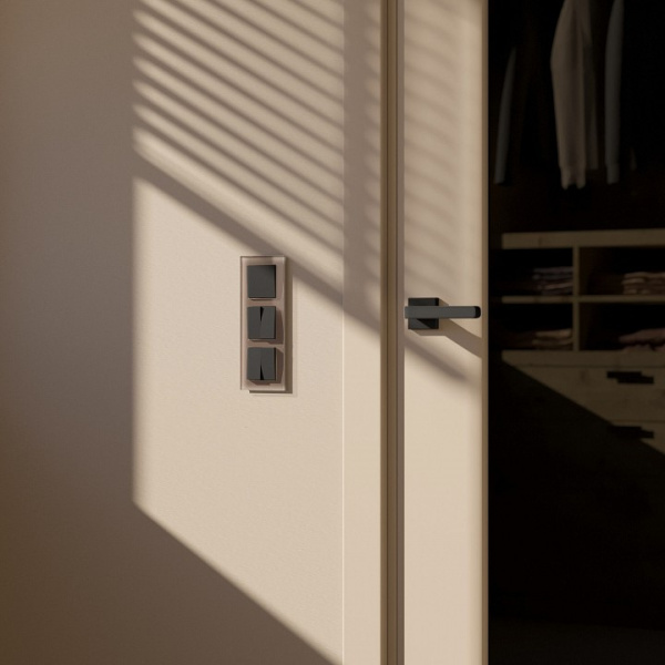 Рамка на 3 поста Werkel Favorit (латте стекло) W0031142