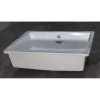 Раковина CeramaLux 542A 50x40 см, встраиваемая снизу, белый