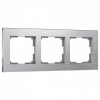Рамка на 3 поста Werkel Aluminium (алюминий) W0031706