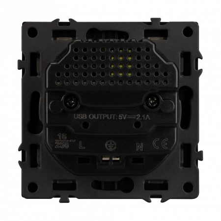 Розетка с заземлением и 2хUSB type A, без рамки Arlight SCT 054291