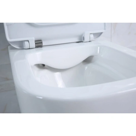 Унитаз подвесной BelBagno Genova BB1102CH безободковый, белый