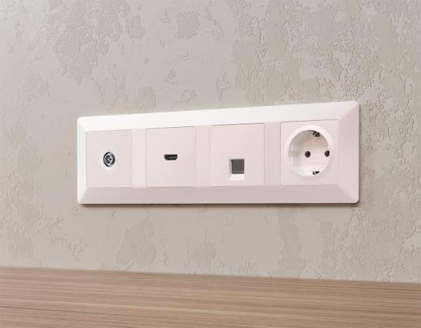 ТВ-розетка оконечная без рамки Ambrella Volt ALFA MA213005