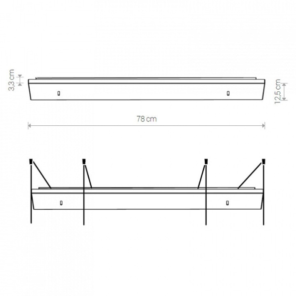 Основание Nowodvorski Cameleon Canopy D 780 BL 8552