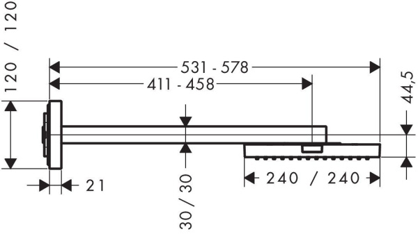 Верхний душ Axor ShowerCollection 10925000