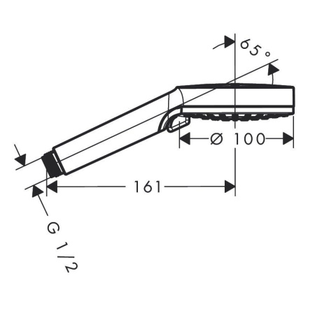 Лейка для душа hansgrohe Crometta Vario Green 26336400