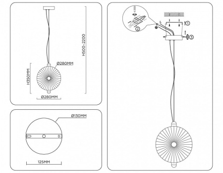Подвесной светильник Ambrella Light LH LH31147