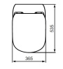 Сиденье для унитаза Ideal Standard Tesi T352701 микролифт