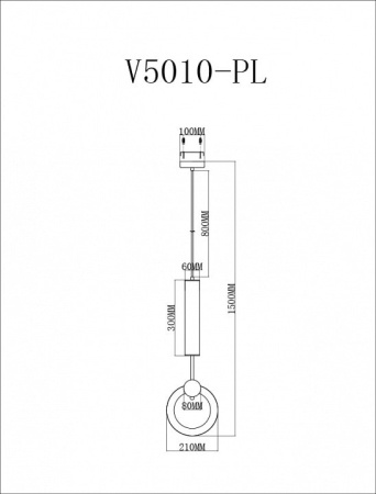 Подвесной светильник Moderli Richard V5010-PL