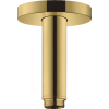 Потолочное подсоединение hansgrohe S 27393990 100 мм полированное золото