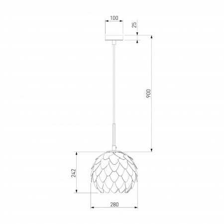 Подвесной светильник Eurosvet Cedro 304/1