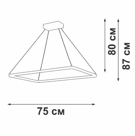 Подвесной светильник Vitaluce V2506DT V2506DT-0/1S