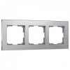 Рамка на 3 поста Werkel Aluminium (алюминий) W0031706