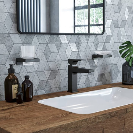 Мыльница hansgrohe AddStoris 41746670 матовый черный