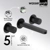 Смеситель для раковины WasserKRAFT Fulda 5245 черный