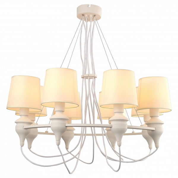 Подвесная люстра Arte Lamp Sergio A3326LM-8WH