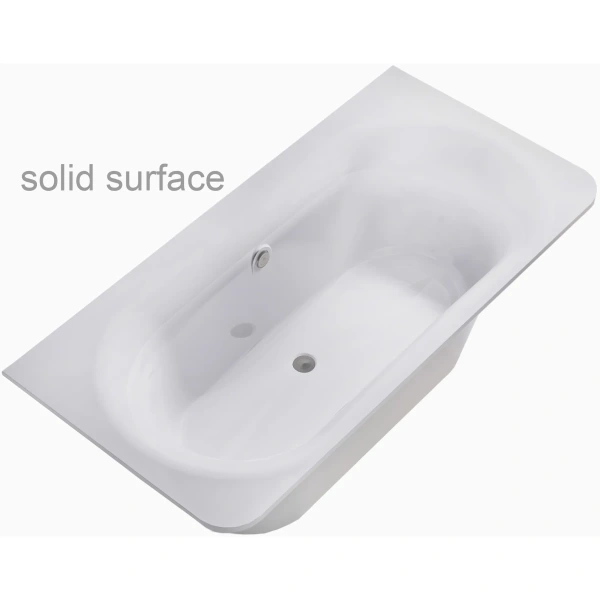 Ванна из литьевого мрамора Astra-Form Прима Solid Surface 01010079 185x90 см, отдельностоящая, белый матовый