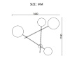 Накладной светильник Imperiumloft Iride Bernhardt DOTS-201