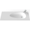 Раковина Roca Pluma ZRU9310300 98x38,5 см, накладная, белый