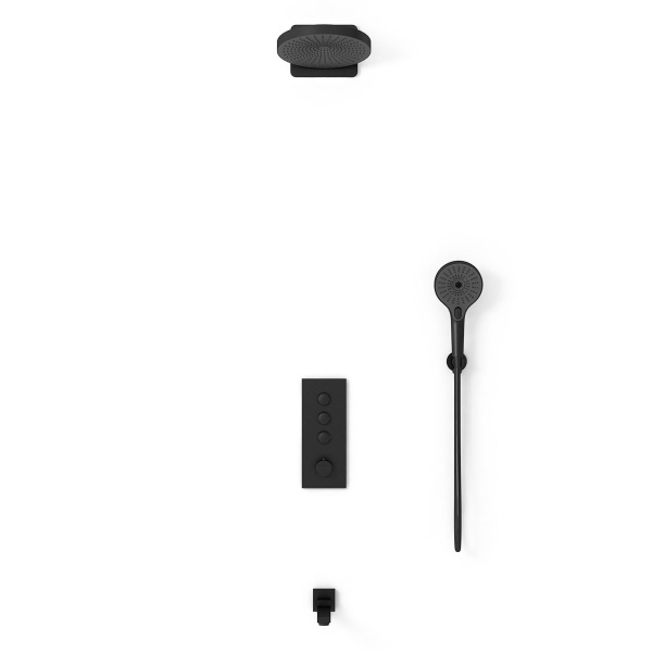 Душевой комплект Vincea Inspire VSFW-433TI1MB матовый черный