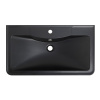 Раковина BelBagno BB1000/455-LV-ART-ALR-NERO чёрная