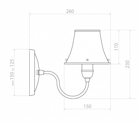 Бра Covali WL-58155