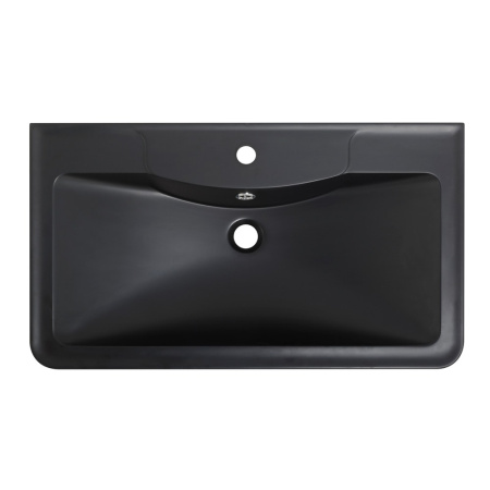 Раковина BelBagno BB1000/455-LV-ART-ALR-NERO чёрная