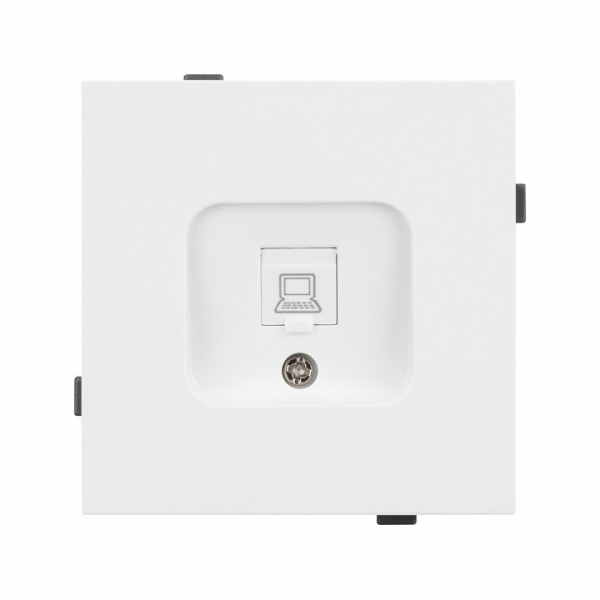 Розетка Ethernet RJ-45 и со шторками, без рамки Arlight SCT-TENDO 054098