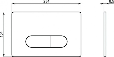 Клавиша смыва Ideal Standard OLEAS™ M1 R0115AC