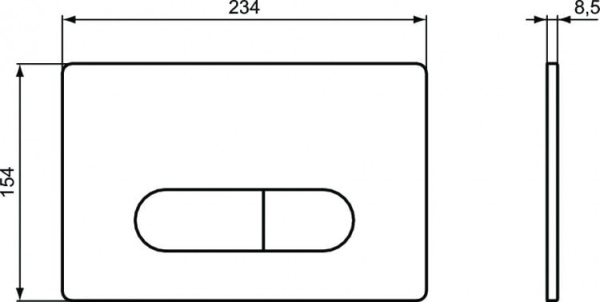 Клавиша смыва Ideal Standard OLEAS™ M1 R0115AC