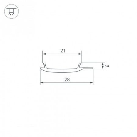 Рассеиватель Arlight STRETCH 040819