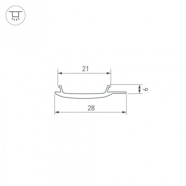 Рассеиватель Arlight STRETCH 040819